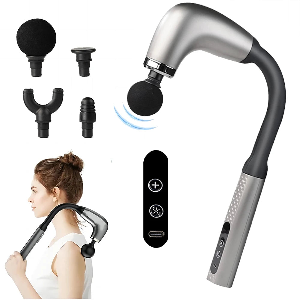 Massage Gun with Extended Handle